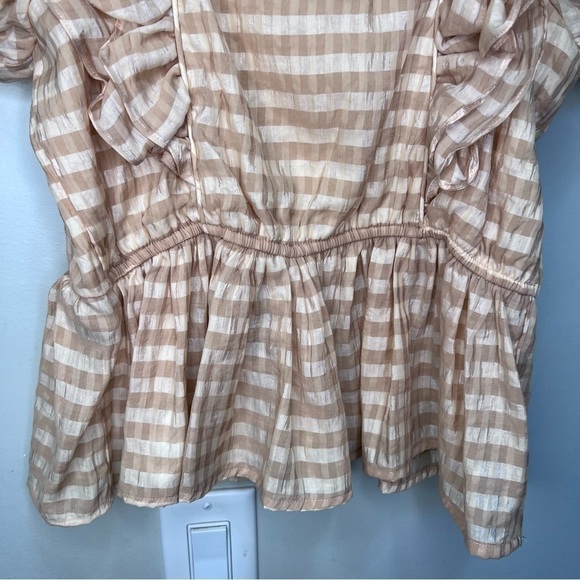 ANTHROPOLOGIE Moon River Ruffle Cropped Top Size XS - Picture 5 of 10